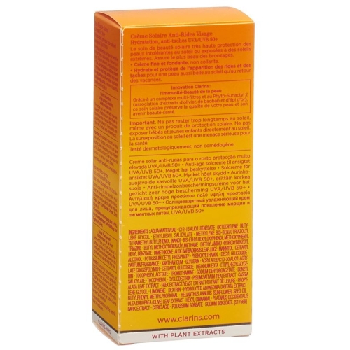 Clarins Solaire Cr A Rides Spec Vis Uvb50+ 75ml buy online