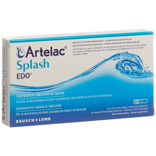 Artelac Splash Edo Augentropfen 10 Monodosis 0.5ml buy online