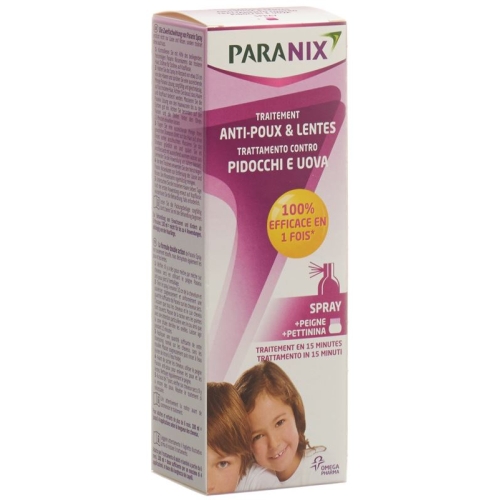 Paranix Anti Kopfläuse und Nissen Spray Kamm 100ml buy online