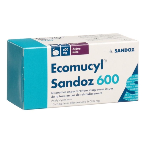 Ecomucyl Sandoz Brausetabletten 600mg 10 Stück buy online