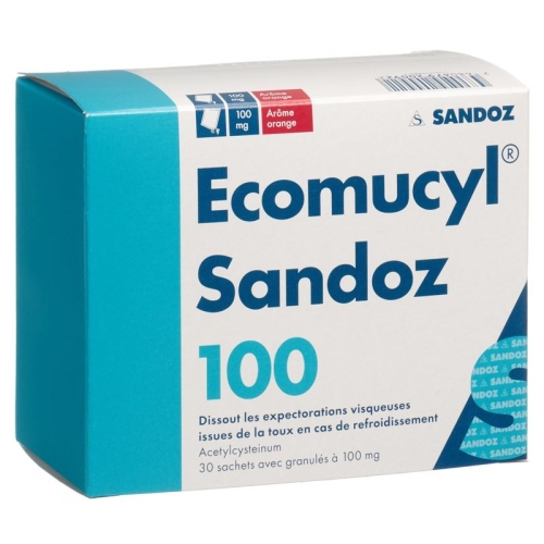 Ecomucyl Sandoz Granulat 100mg Beutel 30 Stück buy online