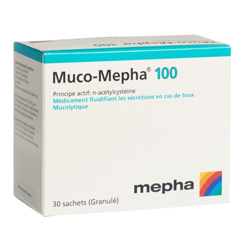 Muco Mepha Granulat 100mg Beutel 30 Stück buy online