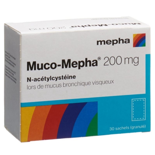 Muco Mepha Granulat 200mg Beutel 30 Stück buy online