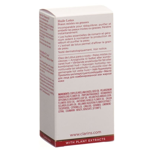 Clarins Huile Lotus 30ml buy online