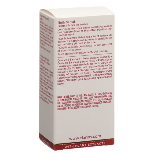 Clarins Huile Santal 30ml buy online