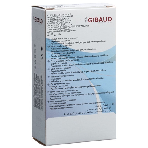 Gibaud Sprunggelenkbandage Anat S 18-21cm schwarz buy online