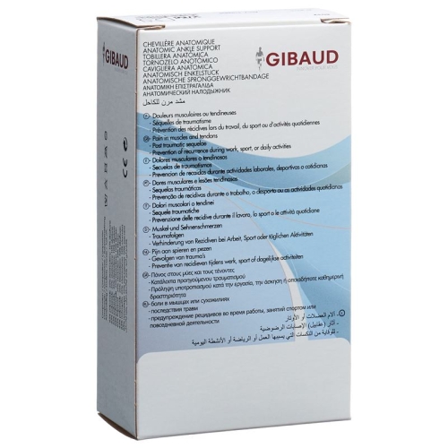 Gibaud Sprunggelenkbandage Anat M 21.5-24.5cm schwarz buy online