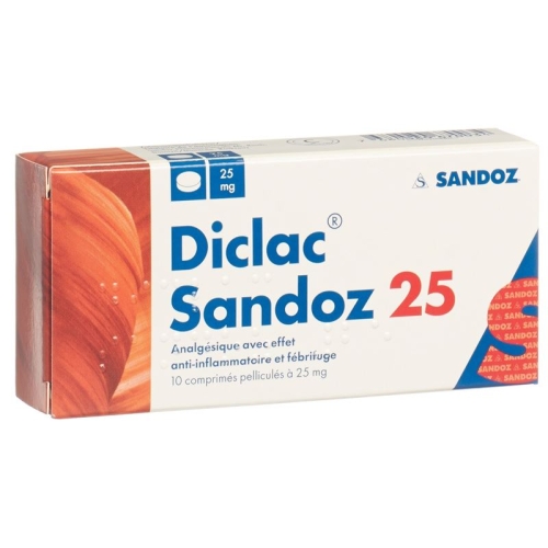 Diclac Sandoz Filmtabletten 25mg 10 Stück buy online