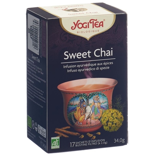 Yogi Chai Tee Sweet Chai Beutel 17 Stück buy online