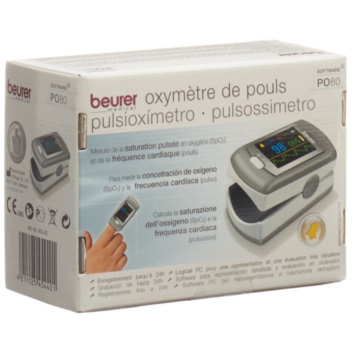 Beurer Fingerpulsoximeter 24h Speicher Po 80 buy online