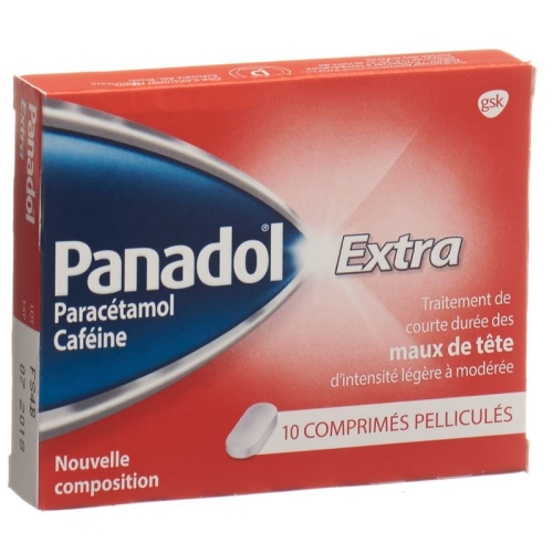 Paracetamol Extra Filmtabl 500 mg of 10 pcs buy online