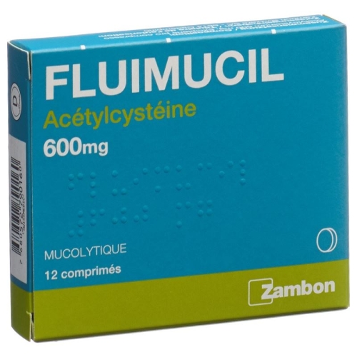 Fluimucil 600 mg (new) 12 tablets buy online