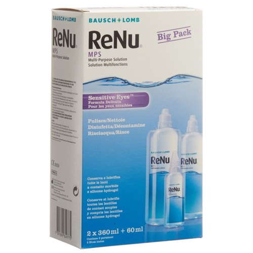 Bausch Lomb Renu MPS Big Box 2 x 360ml buy online