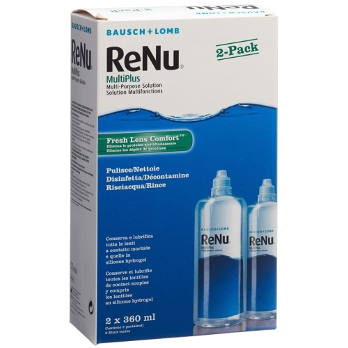 Bausch Lomb Renu MultiPlus Twin Box 2 x 360ml buy online