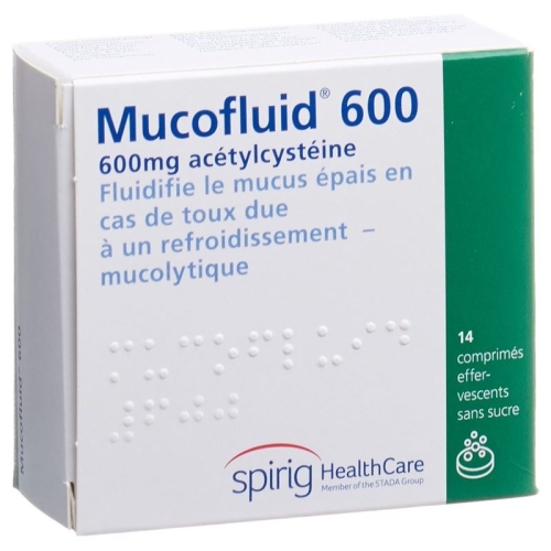 Mucofluid Brausetable 600 mg Ds 14 pcs buy online