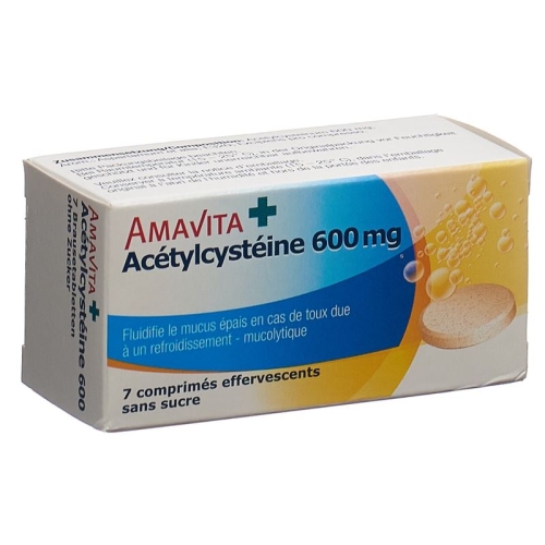 Amavita Acetylcystein Brausetabletten 600mg 7 Stück buy online