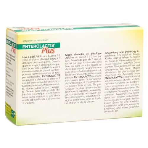 Enterolactis Plus 10 bags 3 g buy online