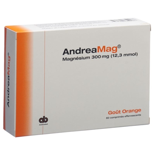 Andreamag Brausetabl 300 mg Orange flavor 60 pcs buy online