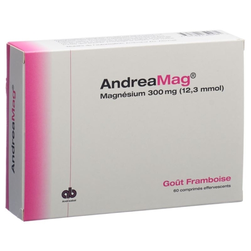 Andreamag Brausetabl 300 mg with raspberry flavor 60 pcs buy online