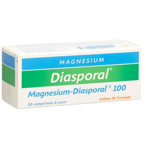 Magnesium Diasporal Lutschtabl 100 mg Orange flavor 50 pcs buy online