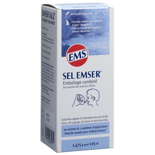 Emser salt Kombipack children nasal douche buy online