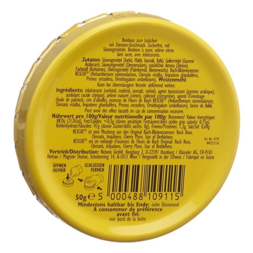 Rescue Pastilles Lemon Ds 50 g buy online