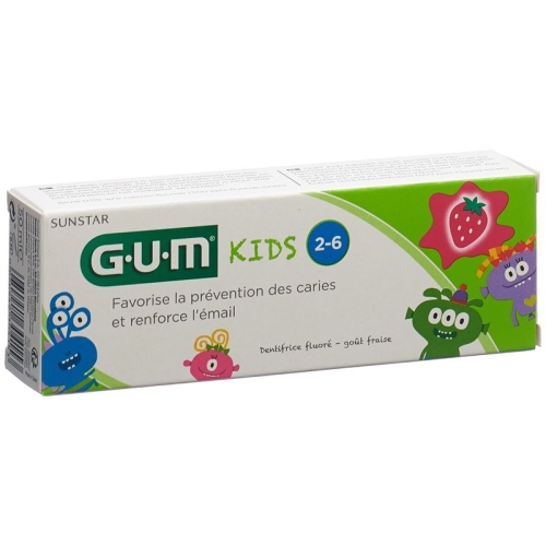 GUM SUNSTAR children toothpaste strawberry 50ml buy online