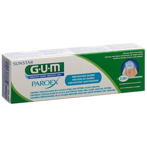 GUM SUNSTAR Paroex toothpaste chlorhexidine 0.06% to 75 ml buy online