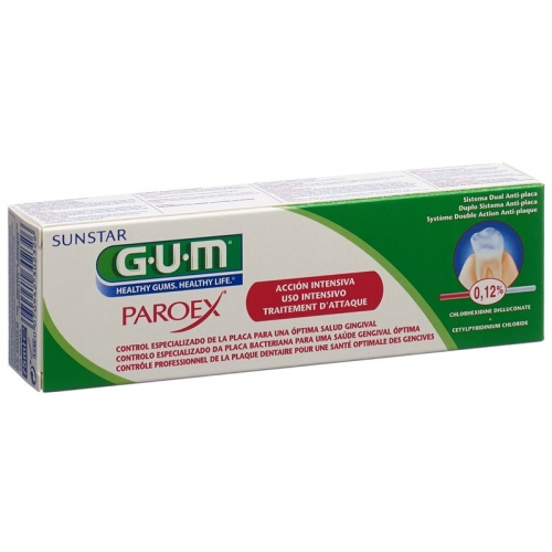 GUM SUNSTAR Paroex toothpaste of 0.12% chlorhexidine 75 ml buy online