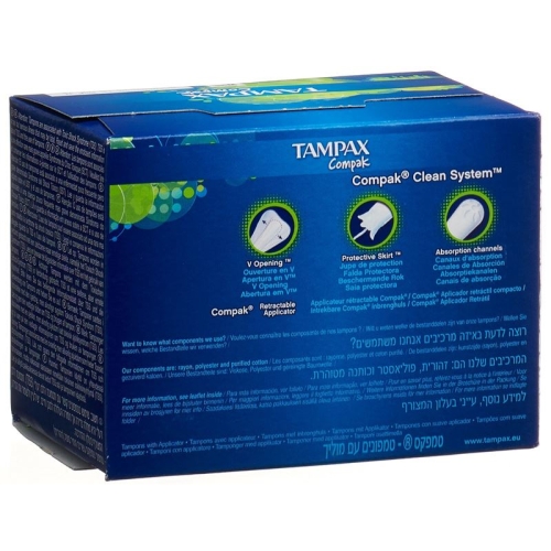 Tampax Tampons Compak Super 22 pieces buy online