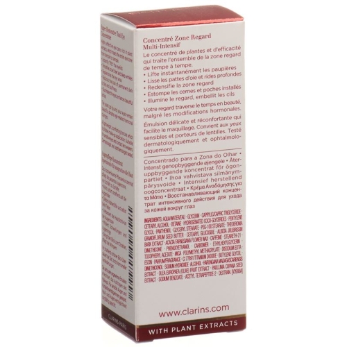 Clarins Multi Intens Concentre Zone Regard 15ml buy online