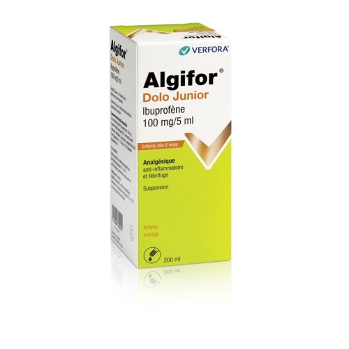 Algifor Dolo Junior Susp 100 mg / 5ml Fl 200 ml buy online