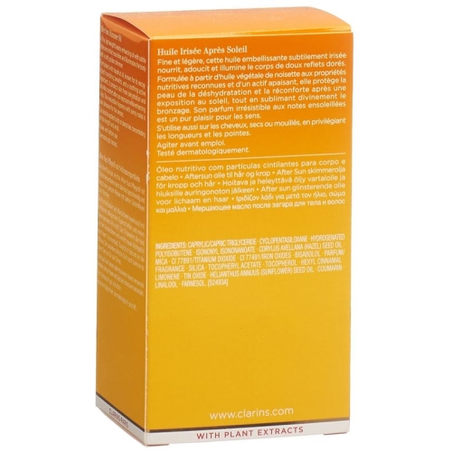 Clarins Solaire Huile Irisee Apres Soleil 100ml buy online