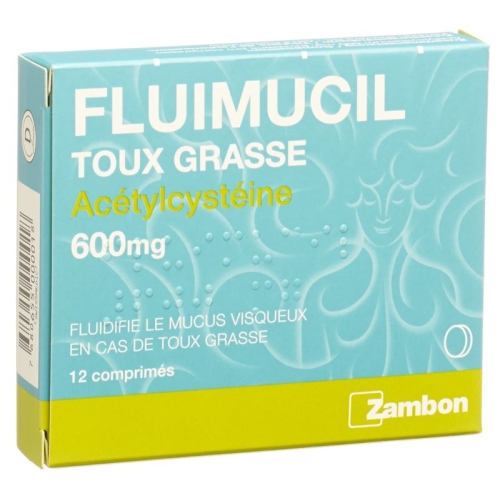 Fluimucil 600 mg 12 tablets buy online