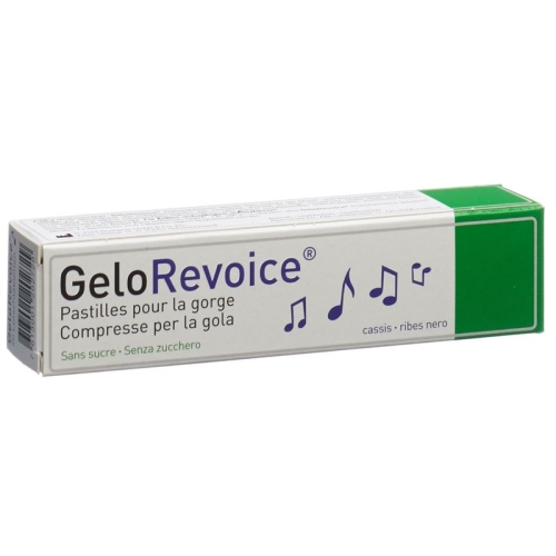 GeloRevoice Halstabletten cassis menthol 20 pcs buy online