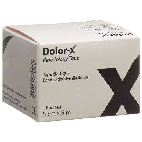 Dolor-X Kinesiology Tape 5cmx5m black buy online