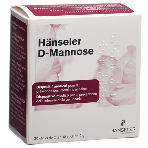 Hanseler D-Mannose 30 sticks 2 g buy online