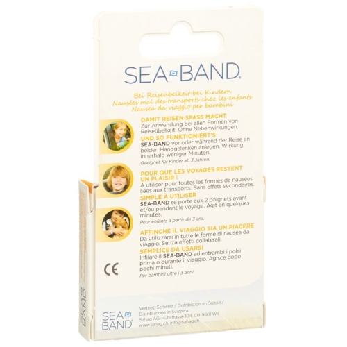 Sea-Band acupressure band children blue 1 pair buy online