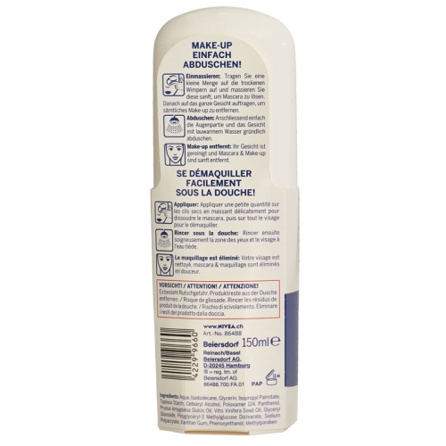 Nivea In-Shower Make-Up Remover Dry Skin 150 ml buy online