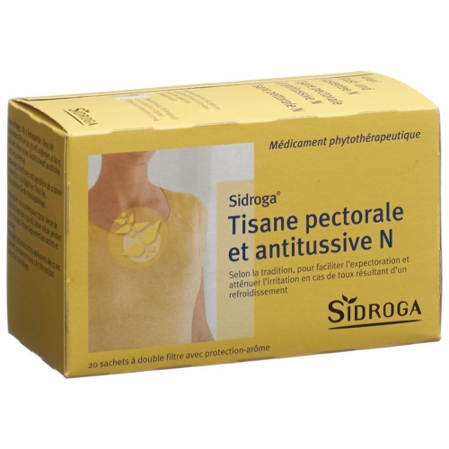 Sidroga breast and Hustentee N 20 Btl 2 g buy online