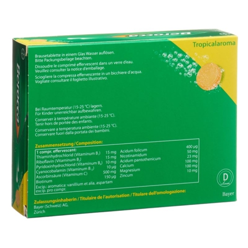 Berocca Brausetabl Tropical aroma 45 pcs buy online