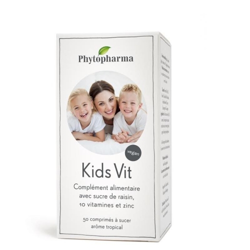 Phytopharma Kids Vit 10 vitamins & Zinc 50 lozenges buy online