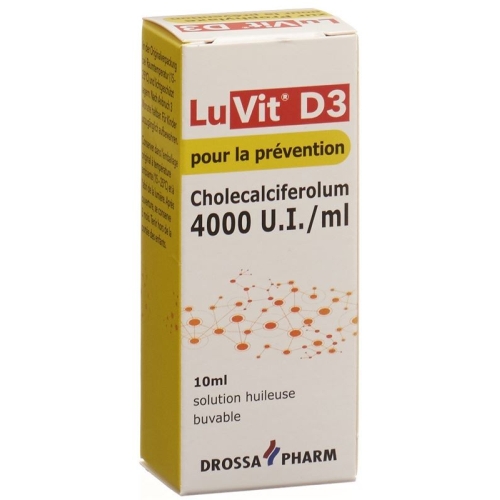 LUVIT D3 Cholecalciferolum oily solution 4000 IU / ml for the prophylaxis Fl 10 ml buy online