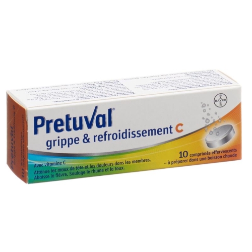 Pretuval flu and cold Brausetabl C 10 pcs buy online