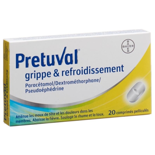 Pretuval flu and cold Filmtabl 20 pcs buy online