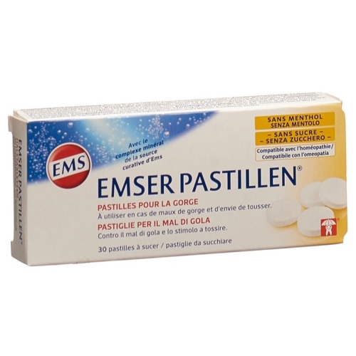 Emser sugar-free without menthol 30 pastilles buy online