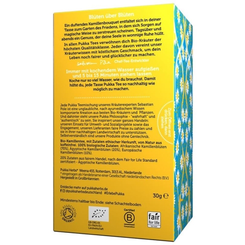 Pukka Three chamomile tea organic Btl 20 pcs buy online