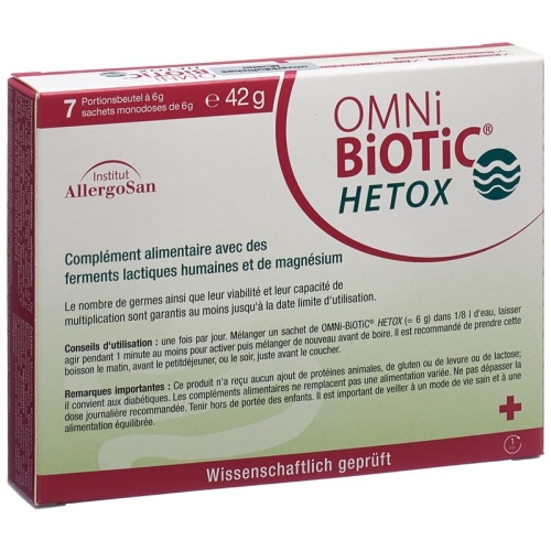 Omni-Biotic Hetox powder 7x 6g buy online