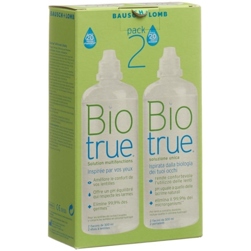 Bausch & Lomb Biotrue All-in-one Lösung 2x 300ml buy online