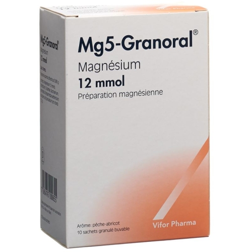 Mg5-granoral Granulat 12 Mmol Pfirs-Aprik Beutel 10 Stück buy online